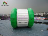 Zielona / biała plandeka PVC Nadmuchiwana piłka wodna Rolling Toy For Water Park