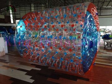 Wodoodporna PVC / TPU OEM Duża nadmuchiwana zabawka wodna z pompą powietrzną CE do gry w wodę