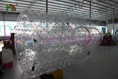 1.0mm PVC / TPU Funny Blow Up Water Toy Inflatable Cylindrical Roller
