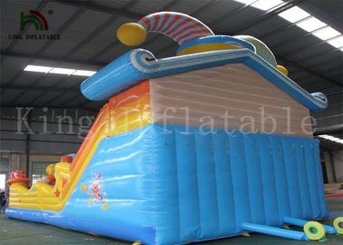Kolorowe Clown 0.55mm PVC Nadmuchiwane Komercyjne Domy Odbijane Ze Zjeżdżalnią Dla Dzieci