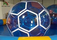 1,0 mm Nadmuchiwana piłka piłkarska z przezroczystego PCW / PTU Wysadzona w powietrze Spacer po piłce wodnej