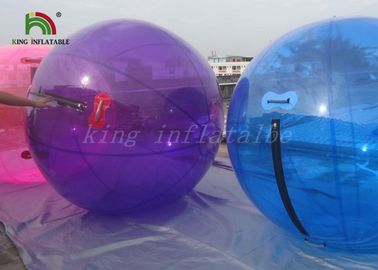 Purpurowy / niebieski duży 1,0 mm PVC nadmuchiwane Walk On Water Ball 2m Średnica basenu lub jeziora