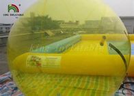 Żółty kolor 1.0mm PVC nadmuchiwane kulki na wodzie / Bańka wodna / Sfera ludzka