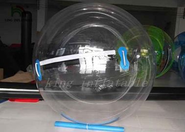 Przezroczysta rodzina rozrywki Nadmuchiwana piłka spacerowa na wodzie 1.0mm piłka PVC / PTU