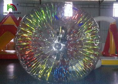 Shining Zorb / Clear Inflatable Coloful Shining Flash Roller Ball Do toczenia Grassplot