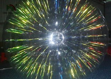 Shining Zorb / Clear Inflatable Coloful Shining Flash Roller Ball Do toczenia Grassplot