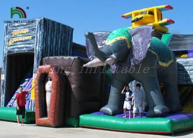 Commercial Multipropose Inflatable Amusement Park Niesamowity design Nietoksyczność
