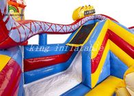 Happy World Inflatable Amusement Park Wytrzymały PCV Combo Playground dla malucha