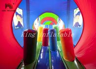 Kolorowy Tarpaulin Blow Up Multiplay Train Tunnel Plac zabaw dla dzieci