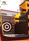 Żółty / czarny nadmuchiwany zabawowy plac zabaw dla dzieci przez plandekę z PCV dla dzieci