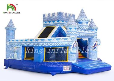 Trwały zamek pałacowy PVC Nadmuchiwany zamek skokowy Combo Slide Digital Printed