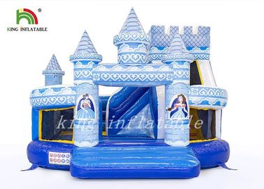 Trwały zamek pałacowy PVC Nadmuchiwany zamek skokowy Combo Slide Digital Printed