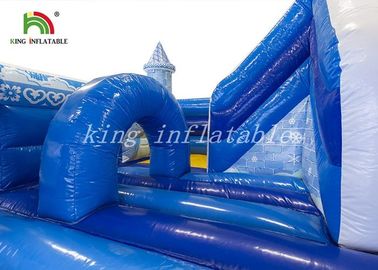 Trwały zamek pałacowy PVC Nadmuchiwany zamek skokowy Combo Slide Digital Printed