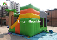 Zewnętrzna plandeka PVC Nadmuchiwany zamek Bounce ze zjeżdżalnią dla dzieci