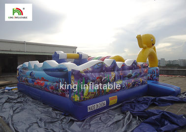 Ocean Inflatable Jump House Bounce Games 5m Outdoor Entertainment