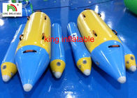 2 osoby Gry wodne Nadmuchiwane muchowe łodzie rybackie, nadmuchiwana bananowa łódź PVC