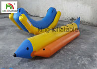 0.9mm PCV Nadmuchiwane Banana Boat / Water Inflatable Banana Tratwa Dla Stream Fly Fishing