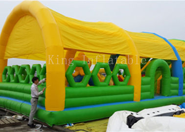 0,55 PVC Bramkarz Bouncer Castle Outdoor Inflatable Amusement Park