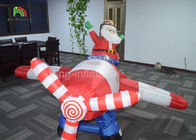 Niestandardowy rozmiar reklamowy nadmuchiwany stojący reklamowy świąteczny Święty Mikołaj