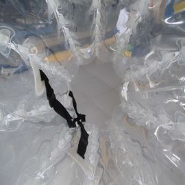 Przezroczysta kulka nadmuchiwanego zderzaka z kulką 1,0 mm PVC 1,2 / 1,5 m Średnica