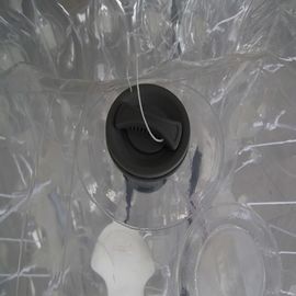 Przezroczysta kulka nadmuchiwanego zderzaka z kulką 1,0 mm PVC 1,2 / 1,5 m Średnica