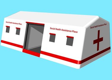 Izoluj plandekę PCV 0,65 mm nadmuchiwany namiot szpitalny