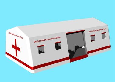 Izoluj plandekę PCV 0,65 mm nadmuchiwany namiot szpitalny