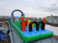 Nadmuchiwany park rozrywki dla dzieci wodoodporny z plandeką PCV o grubości 0,55 mm