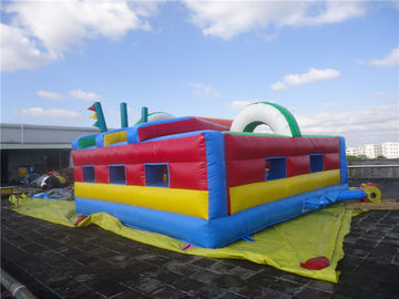 Inflatable Combo dla komercyjnych firm / atrakcyjne gry sportowe nadmuchiwane
