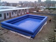 Plandeka z plandeką 0,9 mm PVC / nadmuchiwane baseny Podwójna rura o wysokości 1,3m