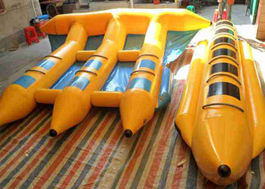Sporty wodne Nadmuchiwane Fly Fishing Boats Banana Shape PVC brezent na 6 osób