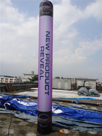 6m Purpurowe, lśniące nadmuchiwane produkty reklamowe / duże balony reklamowe