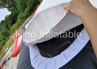 Czarna poduszka powietrzna na tor rowerowy 4,9 * 3,7 * 1 m nadmuchiwane gry sportowe