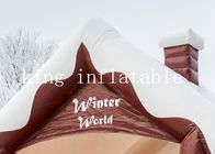 Motyw zimowego świata 0,55 mm komercyjny nadmuchiwany zamek do skakania