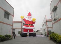 Ognioodporny nadmuchiwany Święty Mikołaj 210D Nylon Xmas Holiday