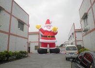 Ognioodporny nadmuchiwany Święty Mikołaj 210D Nylon Xmas Holiday