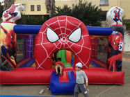 Komercyjne Outdoor Kids Spiderman Inflatable Amusement Park For Jumping Fun