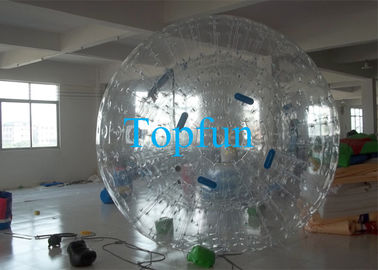 0.8mm / 1.0mm PVC Nadmuchiwane Zorb Ball Z Zorbing Ramp For Funny Rolling