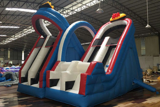 Kids Play Roller Coaster Dmuchana zjeżdżalnia, dmuchana zjeżdżalnia parku rozrywki