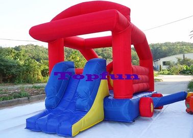 Tanie tkaniny 6.5m nadmuchiwane ciężarówki komercyjne domy Bounce do użytku rodzinnego