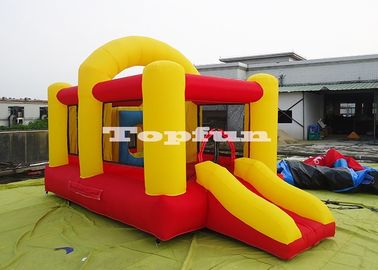 Commercial Bouncy Houses / 13ft Kids Modular Bounce Rooms ze zjeżdżalnią
