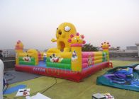 Niestandardowy nadmuchiwany park rozrywki z plandeką PCV 0,55 mm dla dzieci