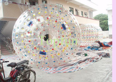 Kolorowa nadmuchiwana kulka Zorb Ball PVC Zorbing Ball z D-ringami Coloful