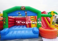 20 stóp Inflatable Jumping Castle Cartoon Bouncer Z Slide Ball Pond