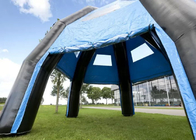 Reklama Nadmuchiwany namiot imprezowy Komercyjny czarny niebieski wodoodporny