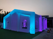 Duży nadmuchiwany namiot LED na imprezę weselną Niestandardowe namioty kempingowe