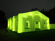 Duży nadmuchiwany namiot LED na imprezę weselną Niestandardowe namioty kempingowe