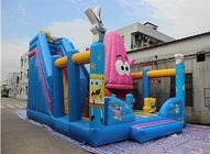 Spongebob i Patrick Star Nadmuchiwane miasto zabawowe wysadzające park rozrywki