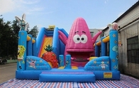 Spongebob i Patrick Star Nadmuchiwane miasto zabawowe wysadzające park rozrywki