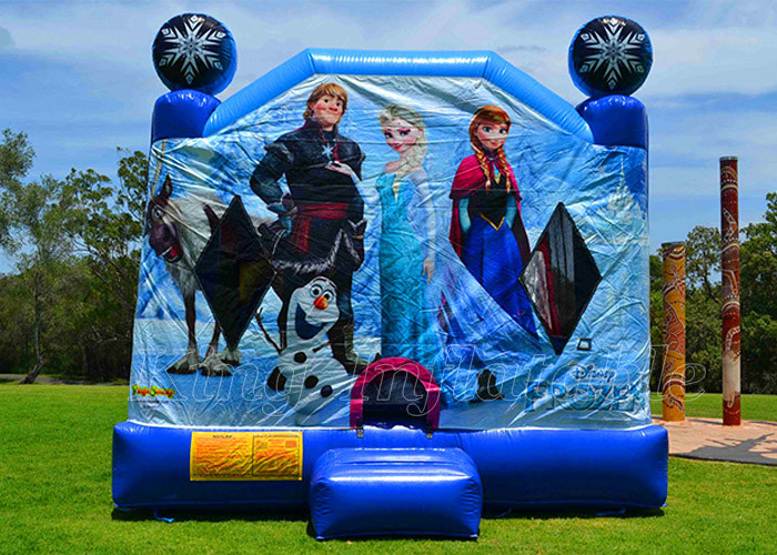 Frozen Elsa Jumping Castle Gra na świeżym powietrzu Nadmuchiwany dom do odbijania dla chłopców dziewcząt